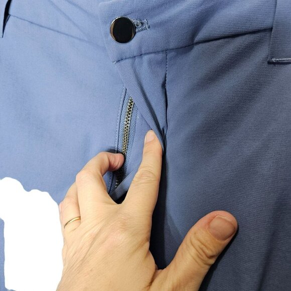 Lululemon Men's Commission Blue Outdoor Pants With Zipper Pockets‎ size 31 - Picture 6 of 15